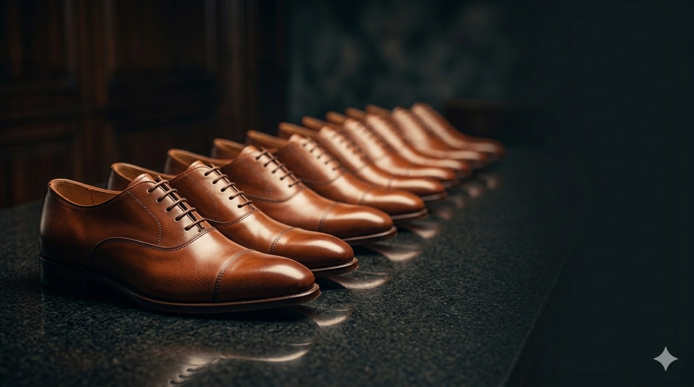 Genuine leather footwear for teams and corporate gifting
